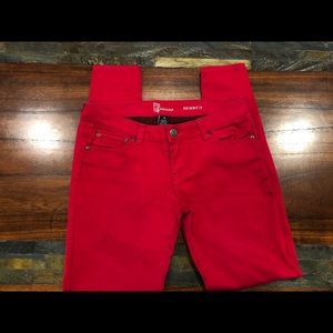 CP jeans size 9 red jeggings